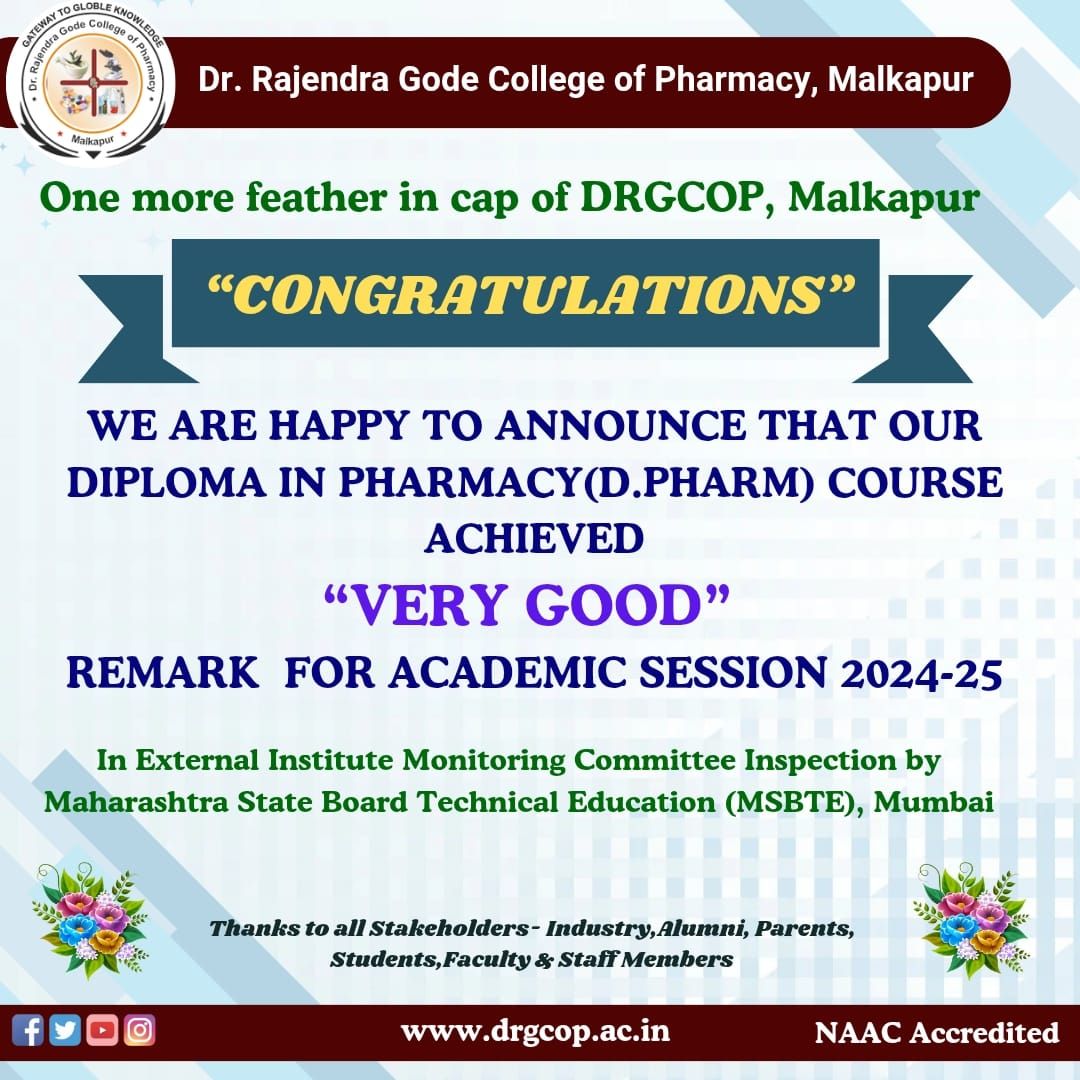 One more feather  in cap of DRGCOP, Malkapur