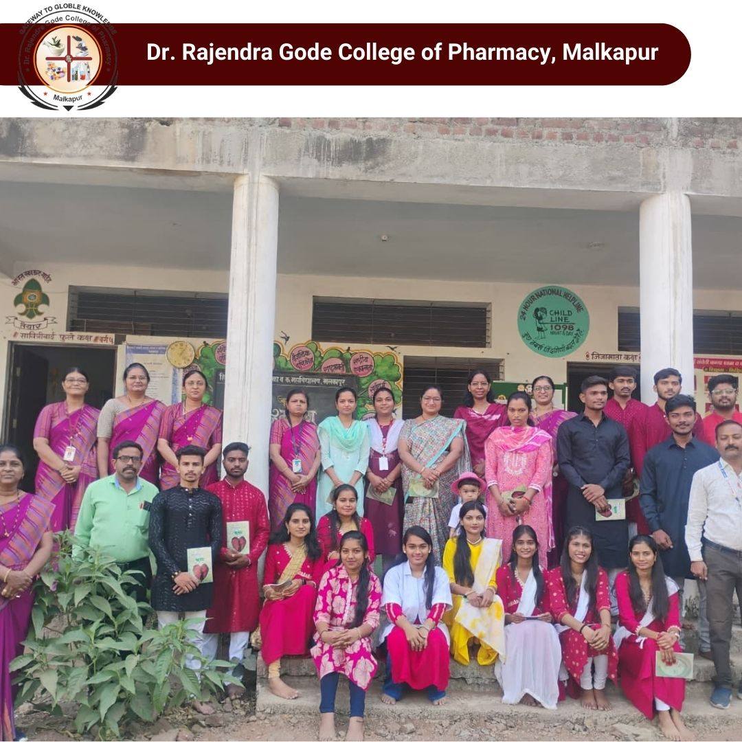 Women’s Cell of Dr.Rajendra Gode  College of Pharmacy, Malkapur organized an awareness program at Hirabai Kanya School, Malkapur.