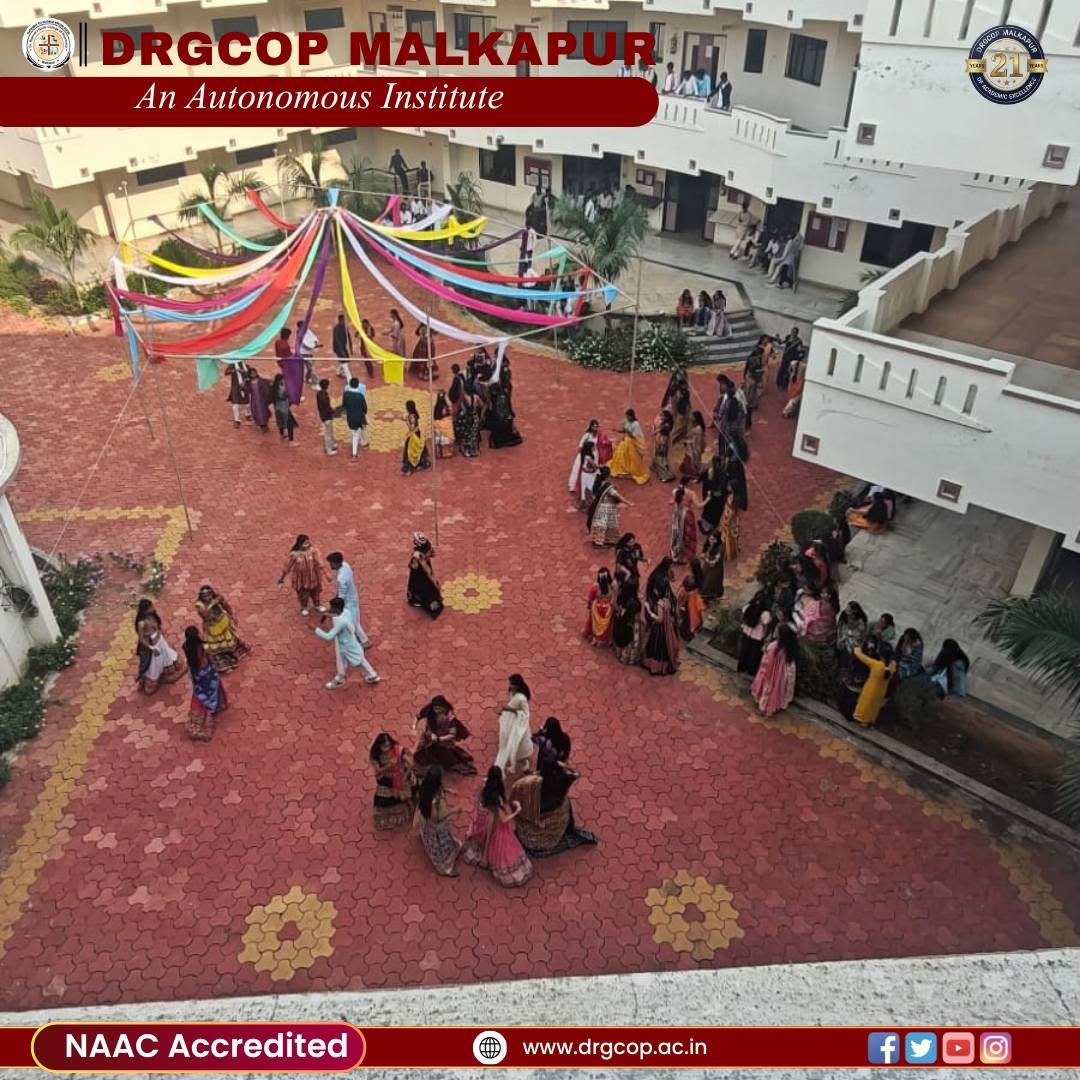 Grand Garba Celebration at Dr. Rajendra Gode College of Pharmacy, Malkapur